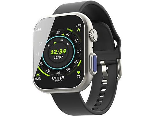 Smartwatch Vieta Extrem 3 Negro – Pantalla AMOLED 1.96", Bluetooth, 240h Autonomía, IP67