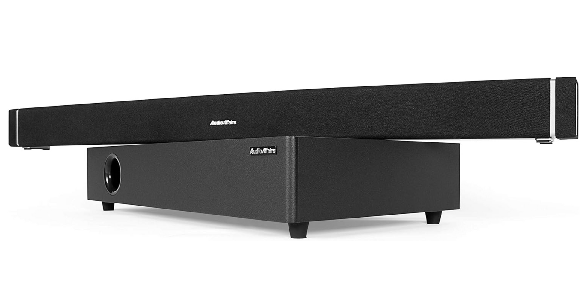 Barra de Sonido 120W AudioAffairs CCX 010 con subwoofer externo y Bluetooth, HDMI ARC, Chromecast