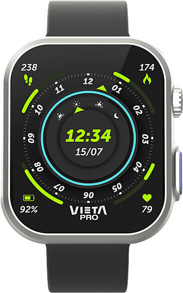 Smartwatch Vieta Extrem 3 Negro – Pantalla AMOLED 1.96", Bluetooth, 240h Autonomía, IP67